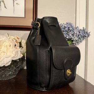 Vintage Coach Handle Backpack #9992